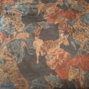 Fun Sheer Animal Print Scarf